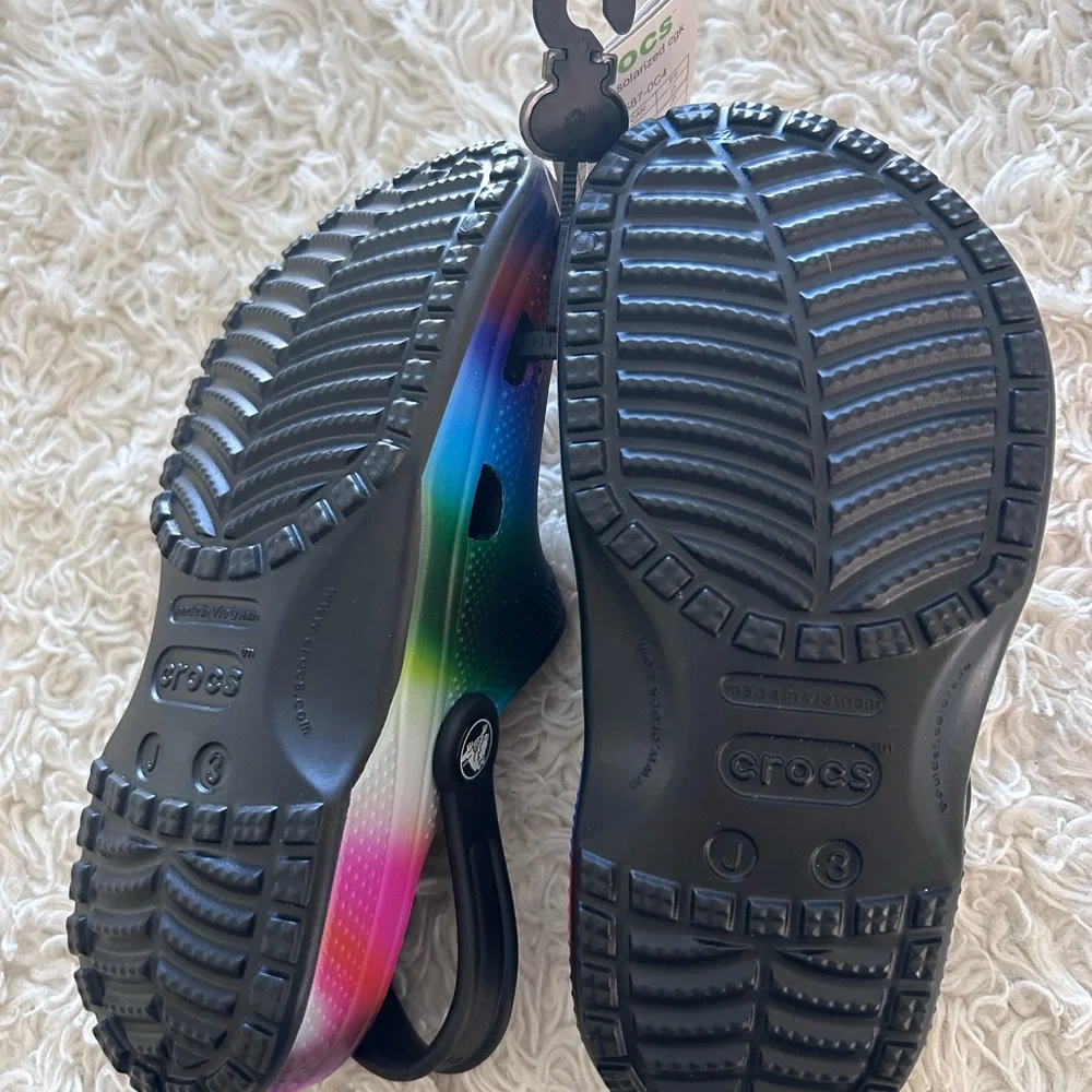 CROCS Kids' Rainbow‎ Water Shoes